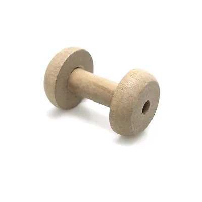 Empty Wooden Thread Spools Crafts Wood • $8.24