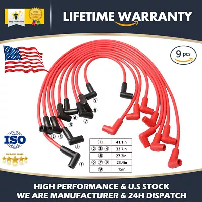 For Distributor Coil Spark Plug Wires Small Block Chevy 305 307 327 350 400 HEI • $33.99