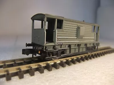 N Gauge Farish - Ex LMS Brake Van BR Grey M732484 - VGC Unboxed • £24.95