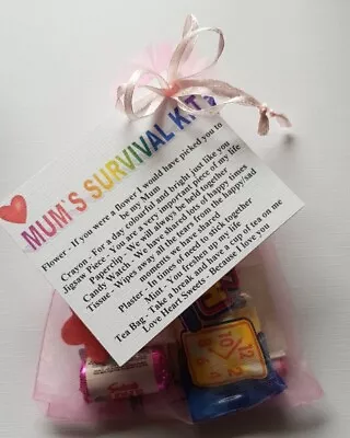 Mum`s Survival Kit  Mother`s Day Birthday Present Christmas Keepsake Gift Mum  • £3.95