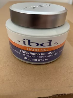 IBD Hard Gel LED/UV Builder Gel Clear 56g 2oz #61178 NEW SEALED FAST SHIPPING • $24