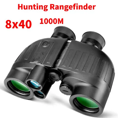 1000M Laser Hunting Rangefinder IP65 OLED Display Binoculars Camping Acce LRB20 • $240