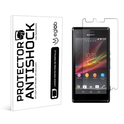 ANTISHOCK Screen Protector For Sony Xperia M • $12.09