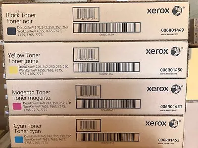 Xerox Dc240/250/252/260 Twin Toner Set 006R01449/50/51/52 (CMYK) • £185