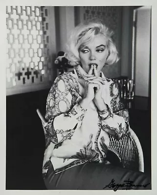 Marilyn Monroe SIGNED George Barris LARGE LIMITED ED Pin-Up Photo Last Sitting • $3000