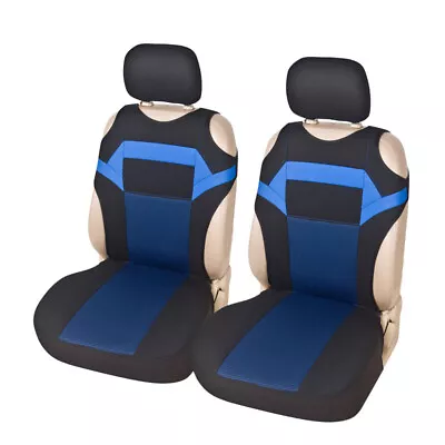 $15 • Buy T-shirt Car Chair Cover Double Front Seat Fittings Mat Sponge Protector Pad 1PC