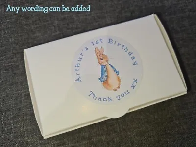 Personalised Cake Box Boxes Birthday Party Christening Baby Shower Peter Rabbit • £55.99