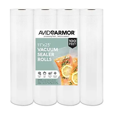$27.58 • Buy 4 Pack Food Saver Bags Rolls 11 X25' Seal A Meal Vacuum Sealer