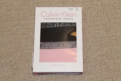 CALVIN KLEIN CUSTOMISED STRETCH BIKINI BRIEFS GIRLS AGE 12 - 14 L   152 - 164 Cm • £9.99