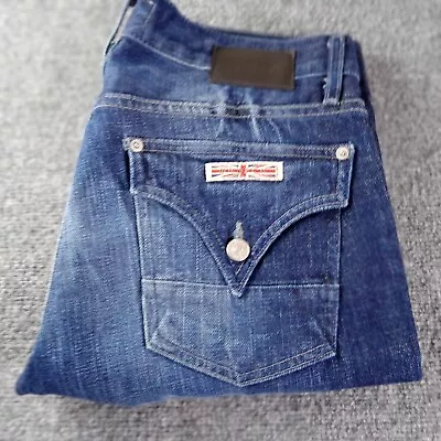 HUDSON DENIM JEANS  Flap Pocket BUTTON FLY 31x31 Soft Bootcut Straight • $22.97