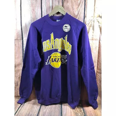 NOS Vintage Jerzees Swingster LOS ANGELES LA LAKERS Crewneck Sweatshirt XL • $29.99