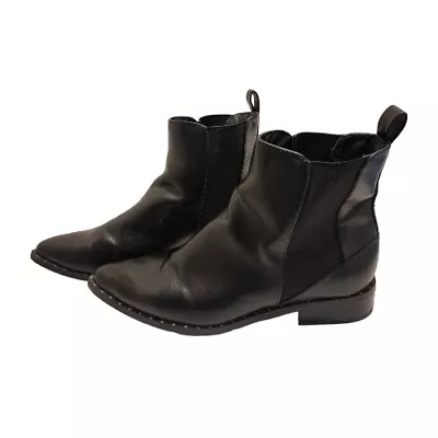 London Rebel Women's Boots Black Size 8 GC  • £21.05