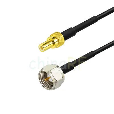 DAB Aerial Connector F-Type Male To SMB For Acoustic Solutions DAB-ICS100 • £6.12