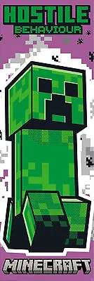 Minecraft - Creeper - Poster Door Poster Poster Print - Size 53x158cm • £14.76