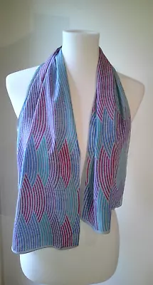 Vintage 70's Vera Neumann Long Scarf 10 /46  • $16.99