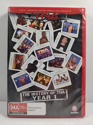 The History Of TNA Year 1 DVD New Sealed Region 4 Jerry Lynn AJ Styles Wrestling • $19