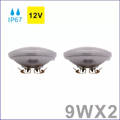 2pcs Waterproof LED PAR36 Landscape Light Bulb 12V 9W White For Vehicle ATV Boat • $32.66