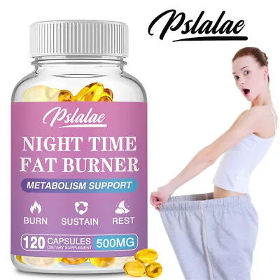 Night Time Fat Burner Supplement -Carb Blockers Weight Loss Promote Metabolism • £9.06