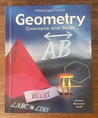 McDougal Concepts & Skills Geometry: Student Edition Geometry 2003 Like New • $14.50