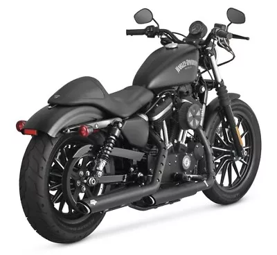 VANCE & HINES BLACK SLASH CUT SLIP-ON MUFFLERS 46861 Harley SPORTSTER 883 1200 • $799.99