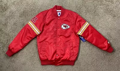 KANSAS CITY CHIEFS Traditional STARTER Jacket RED Spring 2023  3X 4X 5X 6X • $130