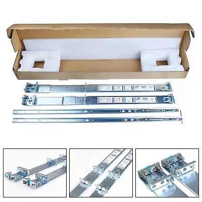 Dell PowerEdge R320 R420 R620 R630 R640 1U Static Ready Rail Rails Kit 053D7M • $48.98