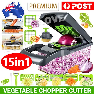 Vegetable ChopperFood Choppers Onion Chopper Veggie Slicer Cutter Dicer Kitchen • $16.95