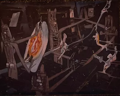 Roberto Matta  Wound Interrogation  Chilean Surrealist Art 35mm Slide • $14.95