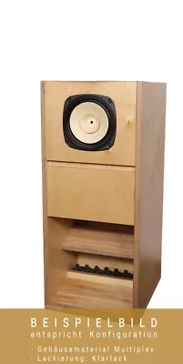 AOS BK 206 Loudspeaker Kit With Wooden Enclosure MDF Incl. Correction - 1 Piece • $910.80