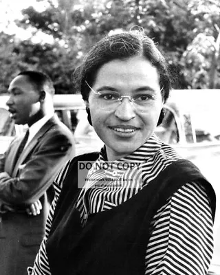 Rosa Parks With Dr. Martin Luther King Jr. In Background - 8x10 Photo (ee-200) • $8.87