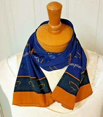 Women's Scarf Designs By Anthony  52 L X 10  W Polyester Sweet Potatoes HTF GUC • $13.19