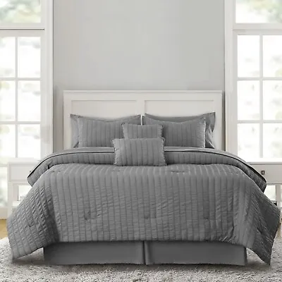 10 Piece Comforter Set Bed In A Bag All Season Reversible Bedding Comforter Sets • $49.99