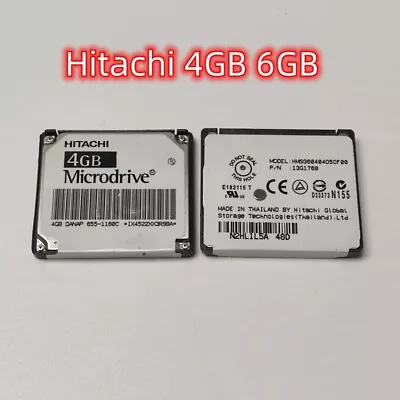 4GB 6GB Hitachi CompactFlash Type II 1  Microdrives LN Formatted & Tested • $14.99