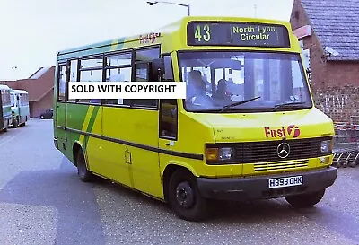 Bus Negative 35mm Eastern National  Mercedes Benz H393OHK   Sold With Copyright. • £1.80