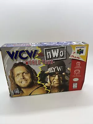 WCW Vs. NWO World Tour N64 Complete CIB Very Good Condition W/ RARE Poster! • $49.99