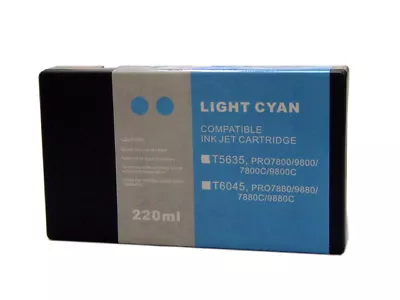 InkOwl 220ml LIGHT CYAN Compatible Cartridge For EPSON Stylus Pro 7800 9800 • $49.95