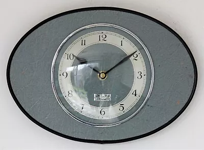 NEW 29cm Grey Wall Clock - Mid Century Style Handmade Vintage French Country • £64.99