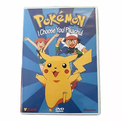 Pokemon Vol. 1: I Choose You Pikachu 1998 With Insert PIKA-01DVD Nintendo Red • $9.87