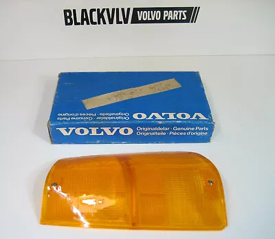 Genuine Volvo 240 Left Turn Signal Lens Orange 2-Screw Hella NOS 242 244 245 GT • $71.99