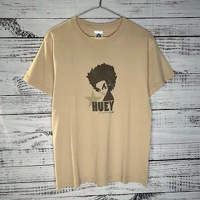 Vintage Y2K The Boondocks TV Show Promo T-Shirt Huey Beige Men’s Small Cartoon • $29.99