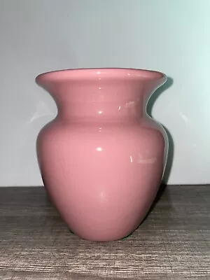 Vintage Haeger Pottery Vase 6  Mauve/ Pink/Dusty Rose/Rose Gold • $7.99