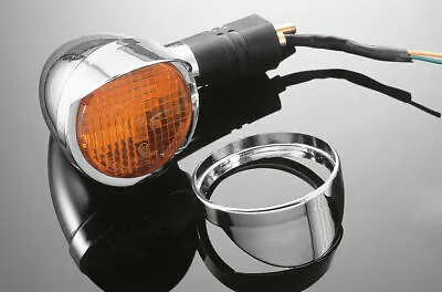 HONDA VT 750 S / VT750 RS : Chrome Indicator Visors/Peaks (PAIR) 661-053 • $165.59