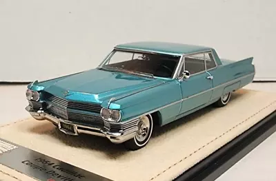 Stamp Models 1:43 1964 Cadillac Coupe Deville Firemist Aquamarine Poly BEAUTIFUL • $189