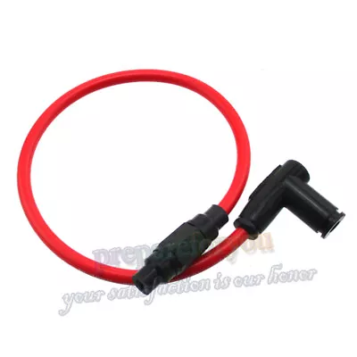 Red 8.8mm Twin Core Racing Power Ignition Coil Cable For ATV Quad Dirt Pit Bike • $14.65