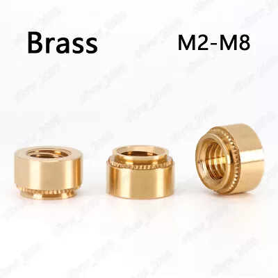 Brass Round Rivet Nuts M2 M2.5 M3 M4 M5 M6 M8 • $59.16