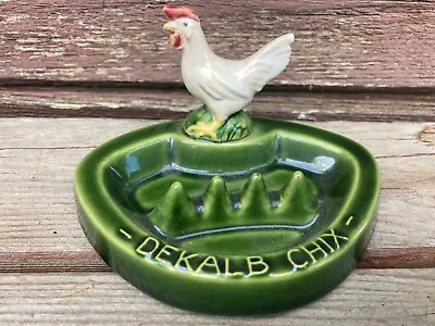 Vtg Rosemeade Dekalb Chix Advertising Ashtray Chicken  • $149.95