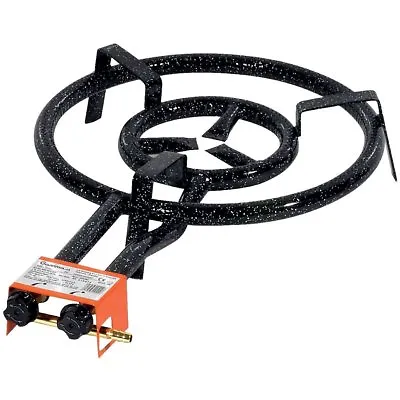 Double Ring Paella Gas Burner 40cm- Up To Paella 70cm- UK Stock ND Free Delivery • £60.15