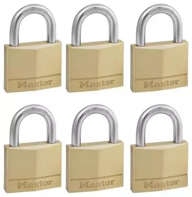 40mm Brass Padlocks 6 Pack - 140EURSIX • £56.59