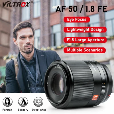 $489.25 • Buy Viltrox 50mm F1.8 Full-frame Autofocus Lens For Sony E Mount Cameras A7 A7S II