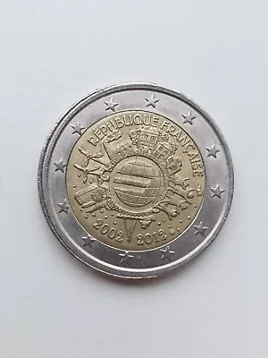 Rare France 2 Euro Commemorative 2012 Extra Metal & Out Of Center ERROR Coin FS • £2010.70